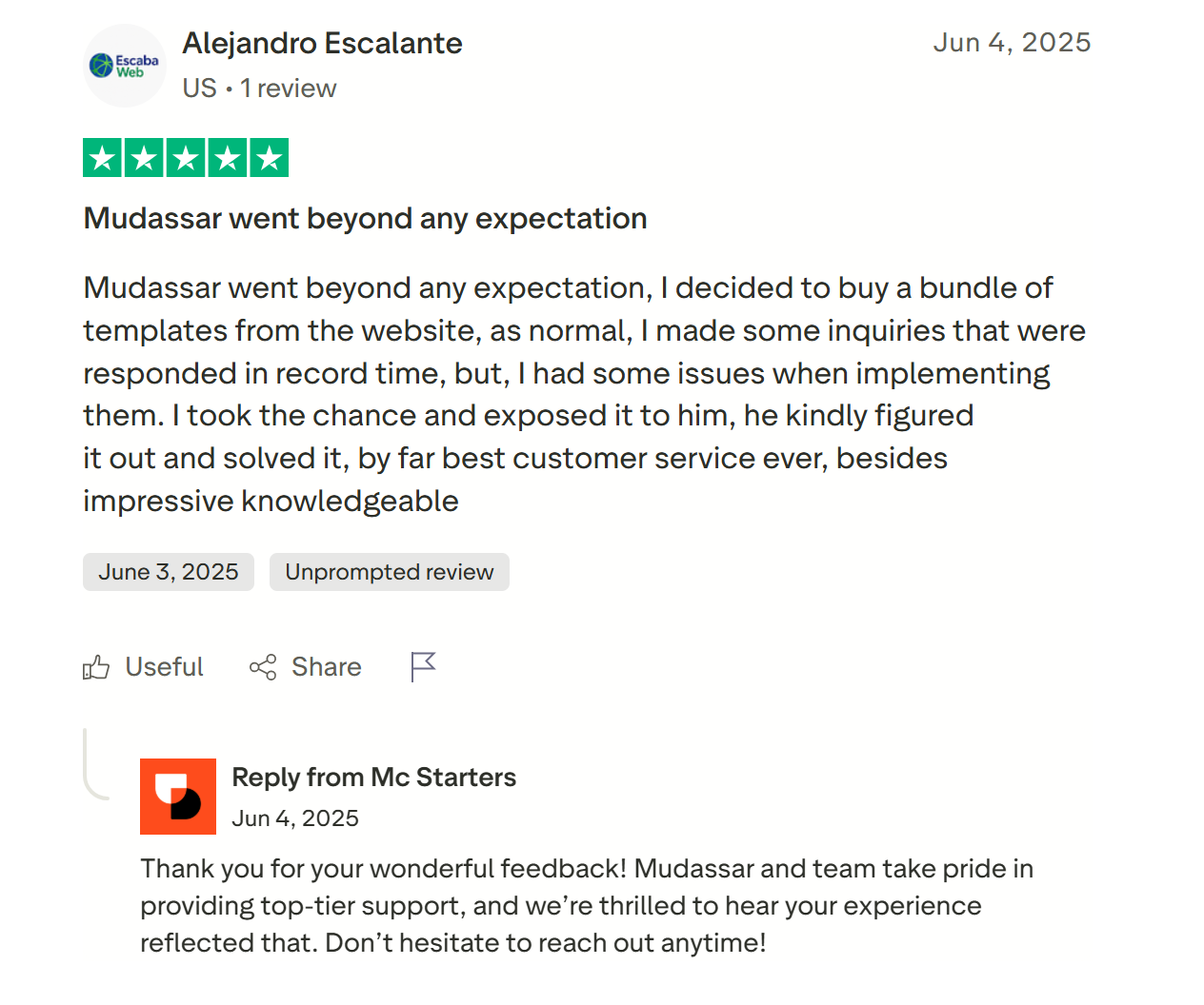 Mc Starters Reviews 01