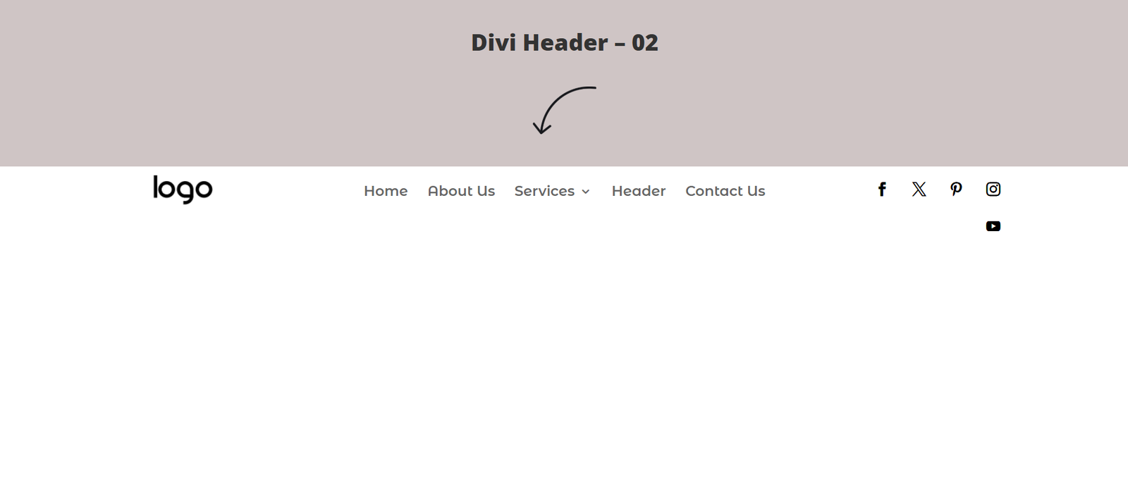 25+ Best Divi Header Templates to Create Professional Website Navigation 2 Divi Header 02 1