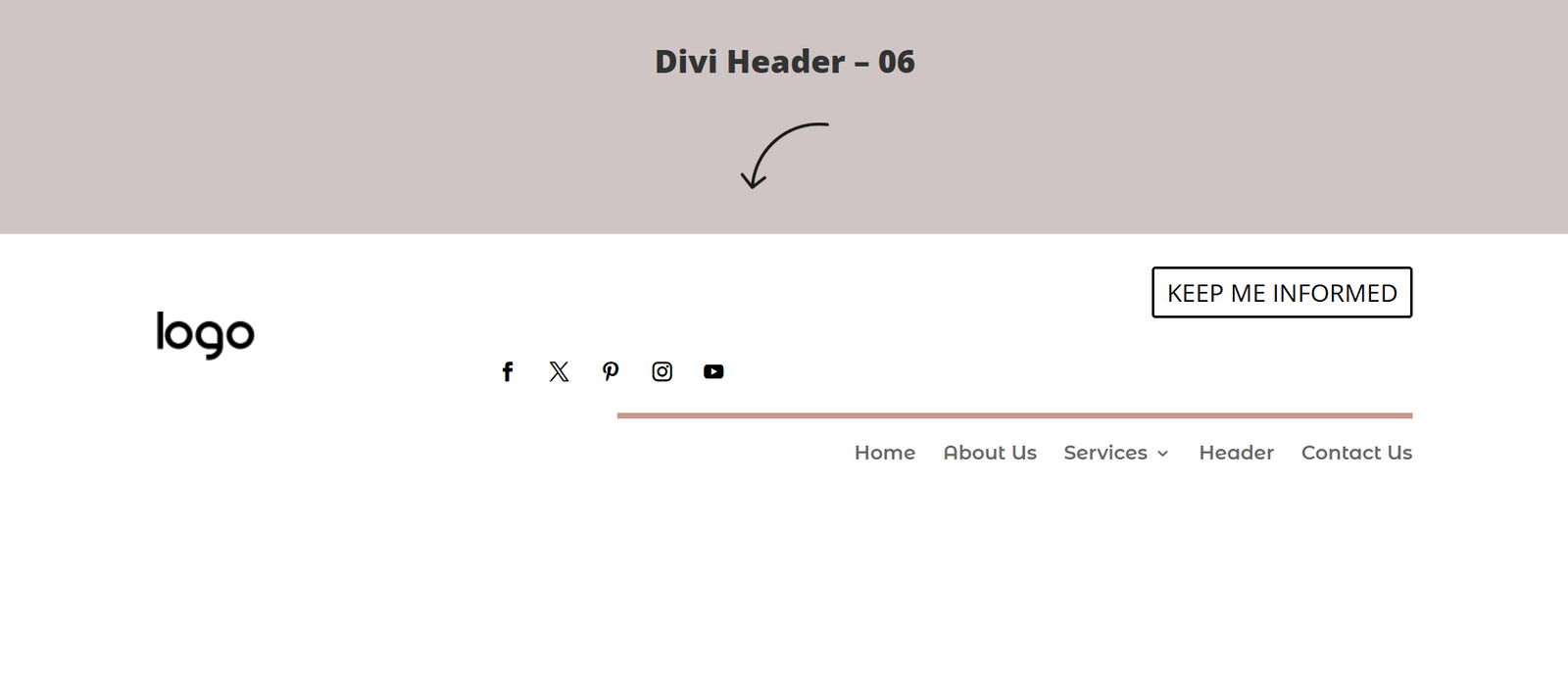 25+ Best Divi Header Templates to Create Professional Website Navigation 6 Divi Header 06
