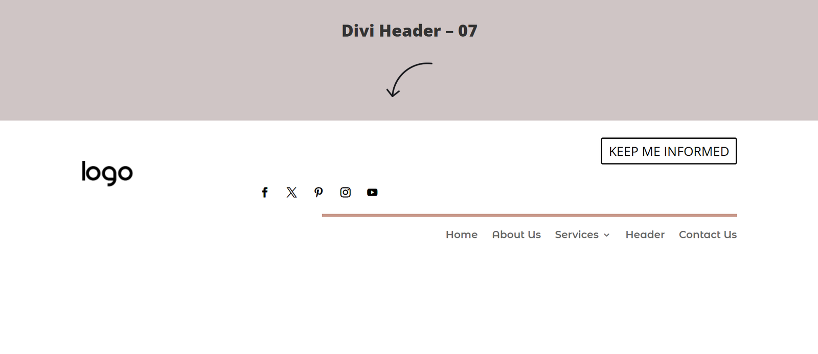25+ Best Divi Header Templates to Create Professional Website Navigation 7 Divi Header 07