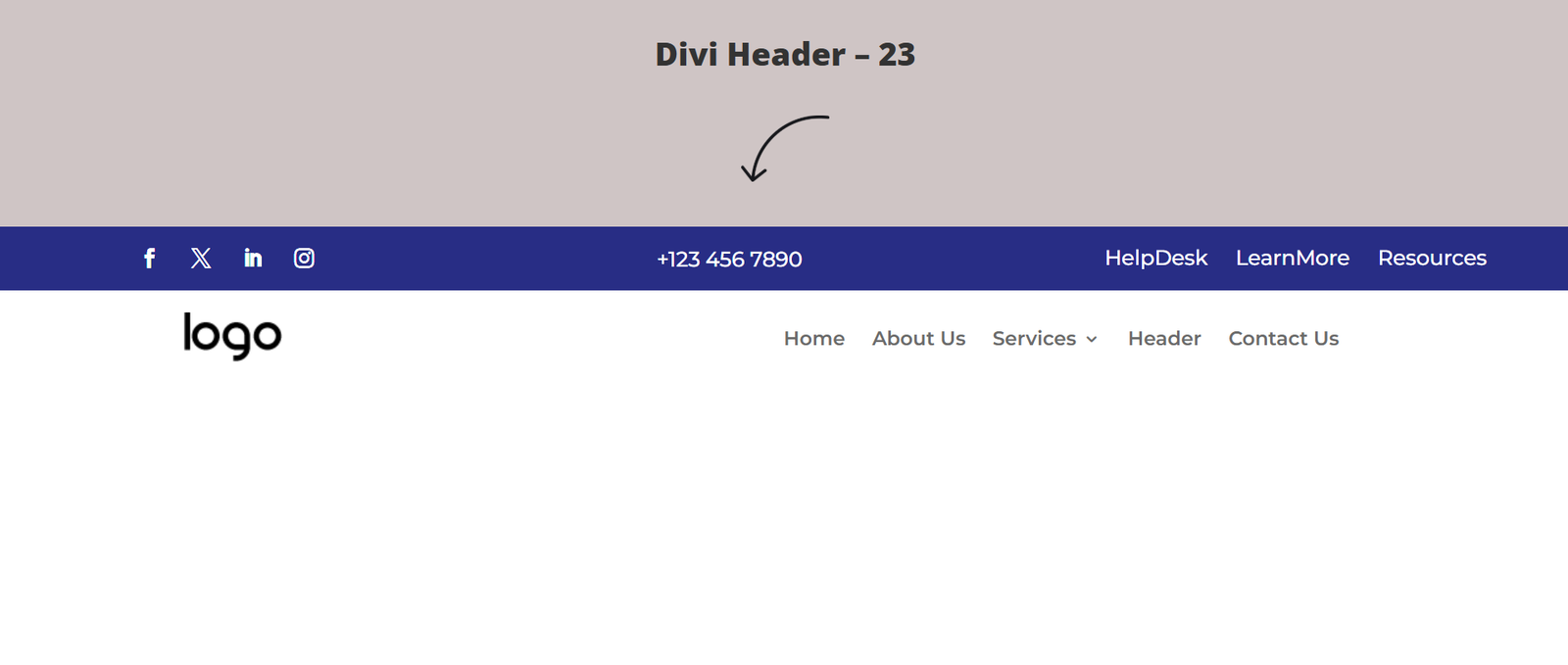25+ Best Divi Header Templates to Create Professional Website Navigation 23 Divi Header 23
