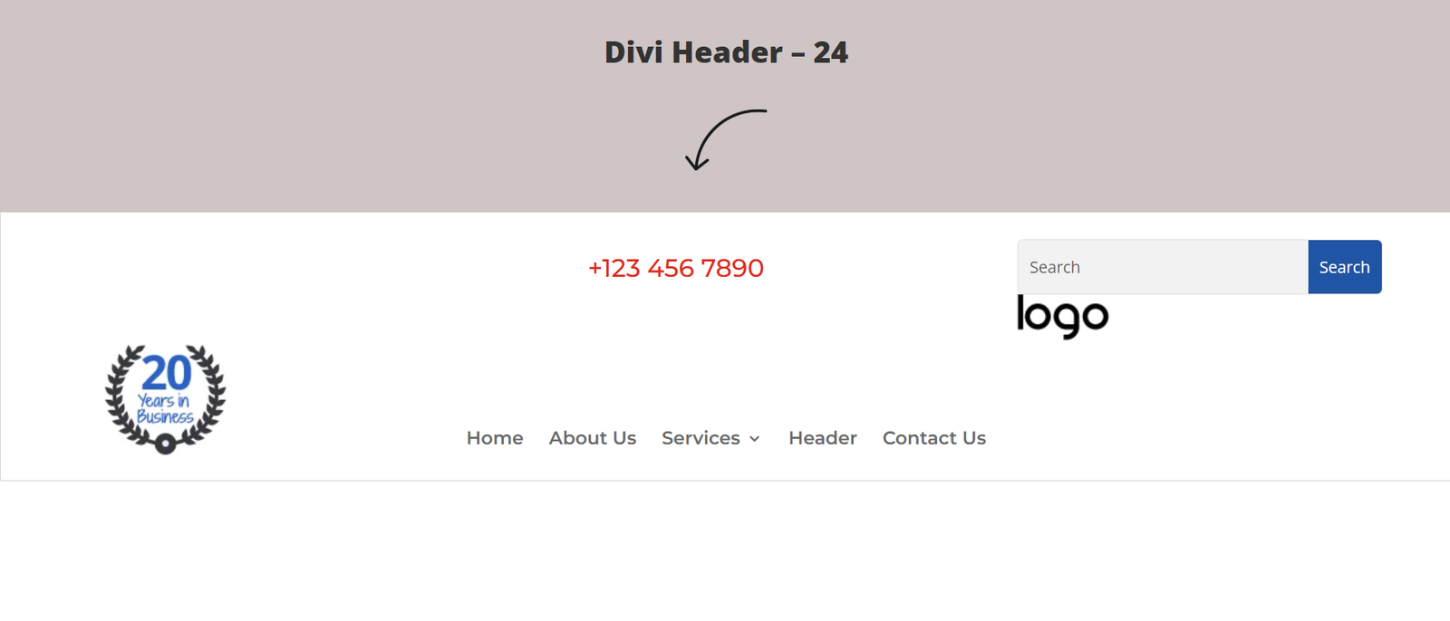 25+ Best Divi Header Templates to Create Professional Website Navigation 24 Divi Header 24