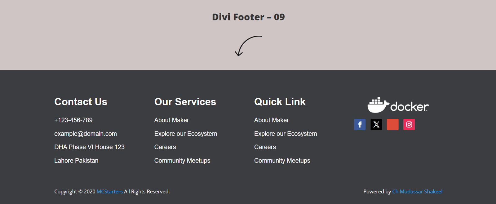 Icon-Enriched Brand Hub
