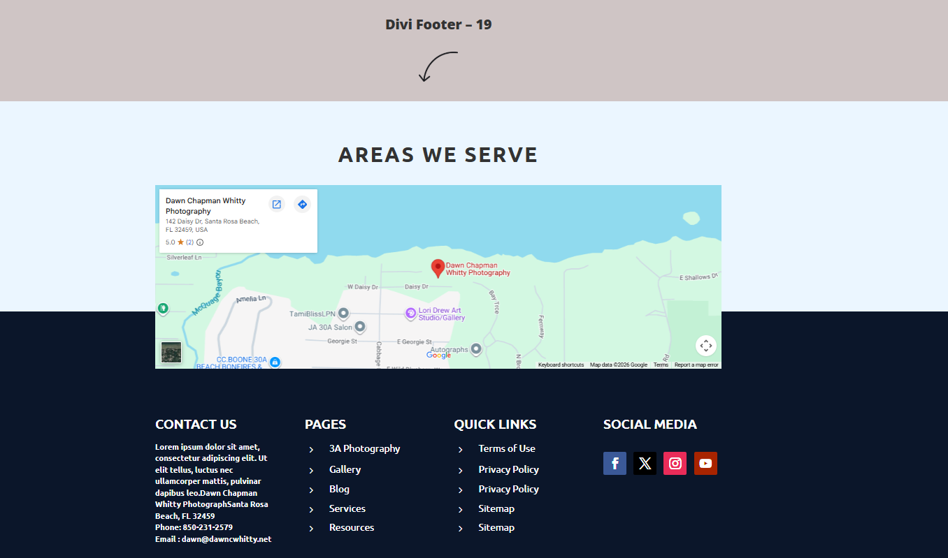 Local Service Map Canvas
