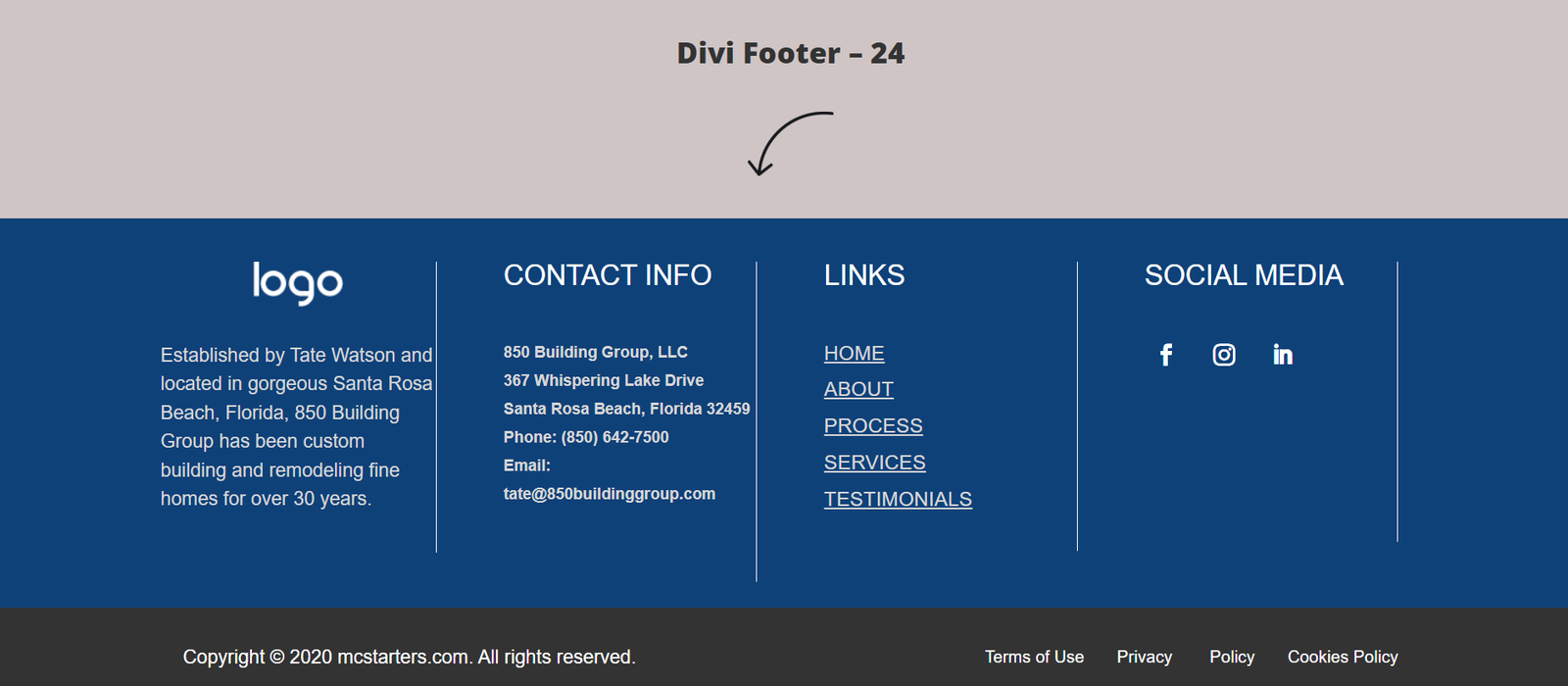 Sleek Web-App Utility Footer