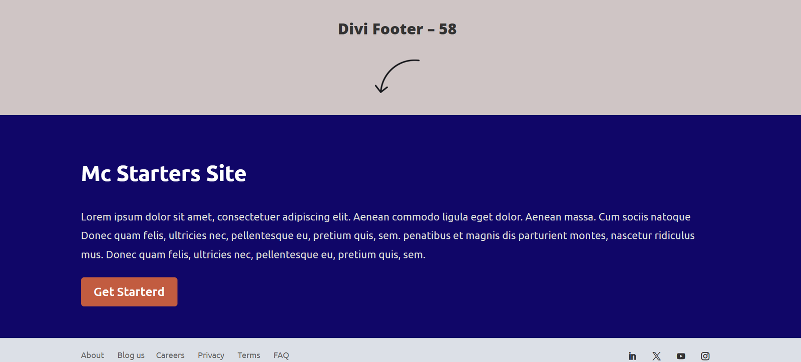 Corporate Showcase Footer