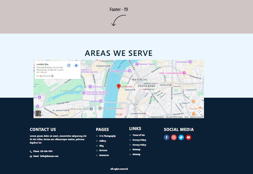 Elementor Footer 19