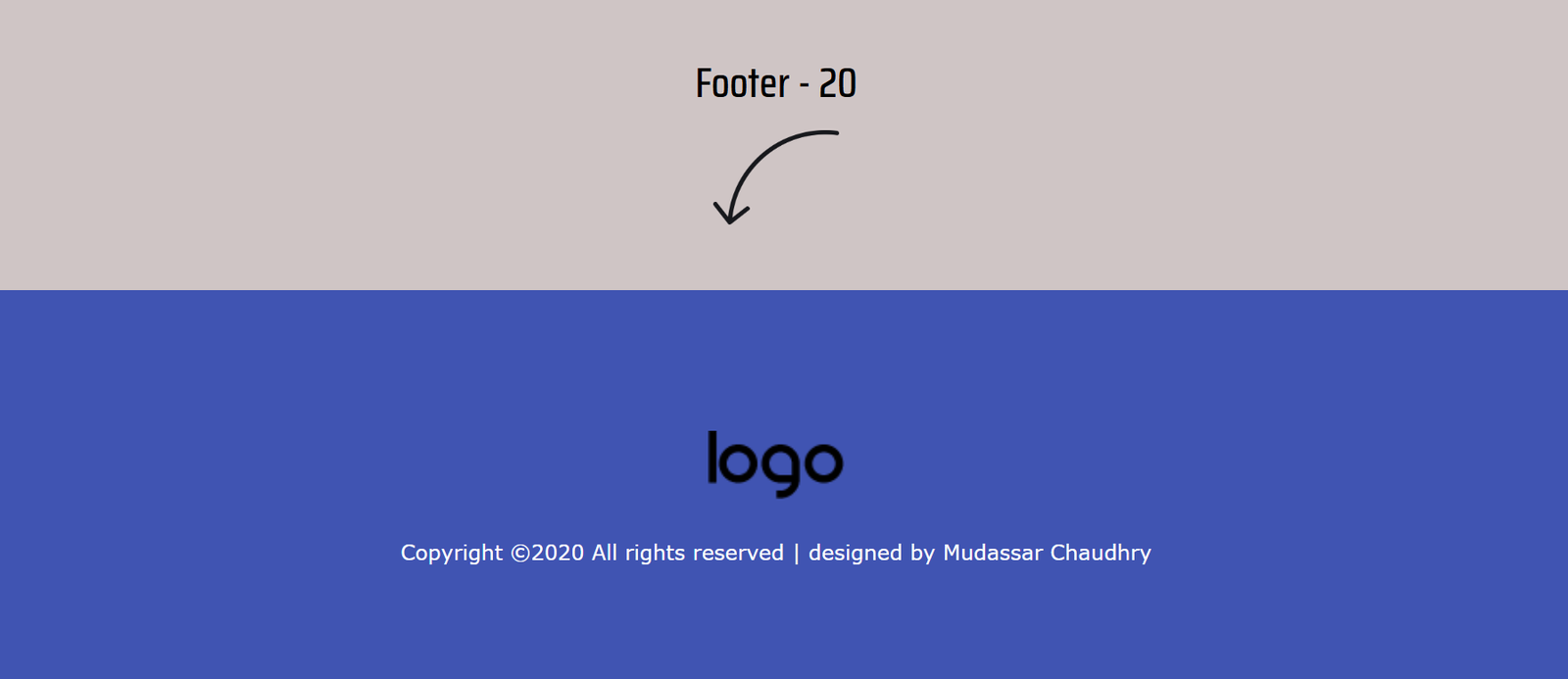 Elementor Footer 20