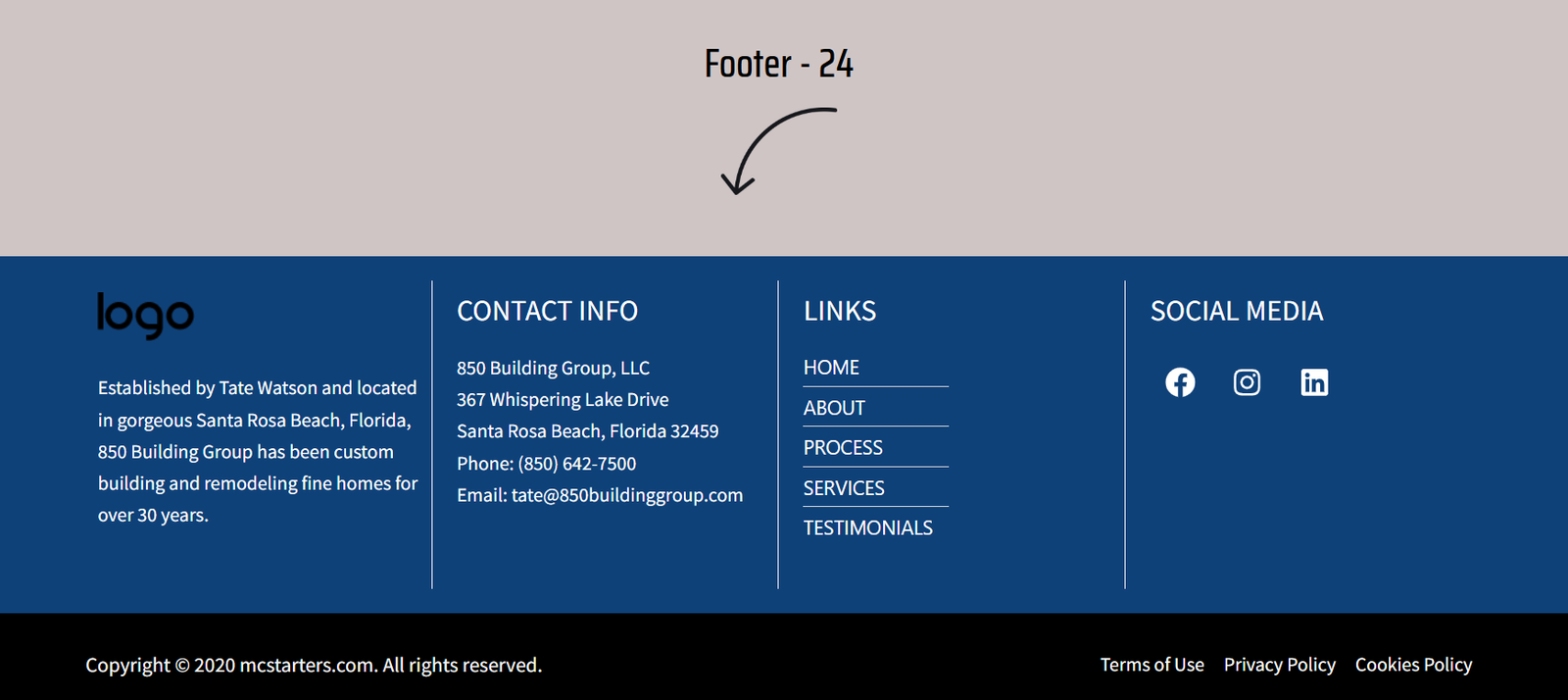 Elementor Footer 24