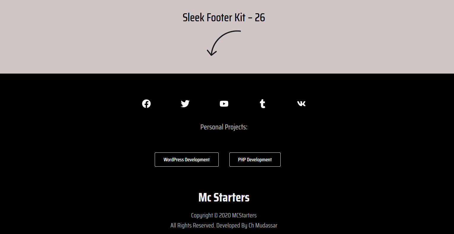 Elementor Footer 26