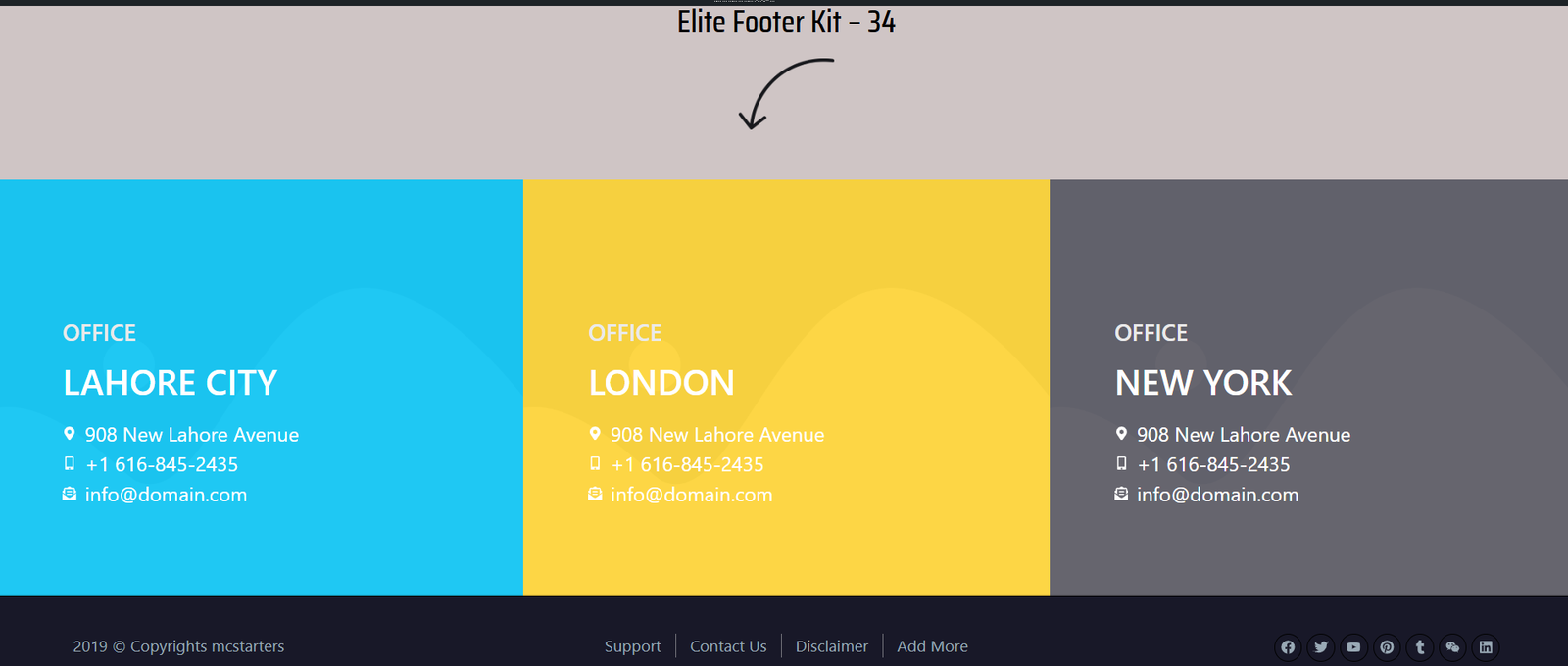 Elementor Footer 34