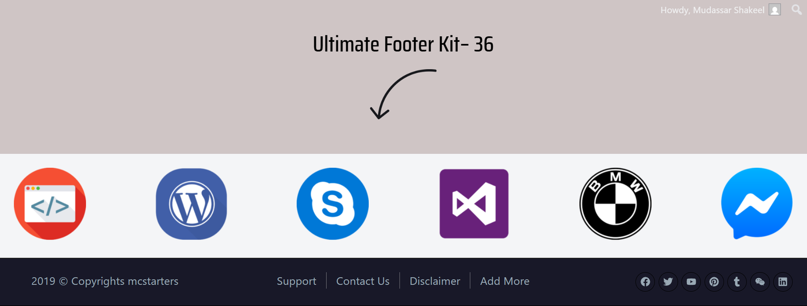 Elementor Footer 36