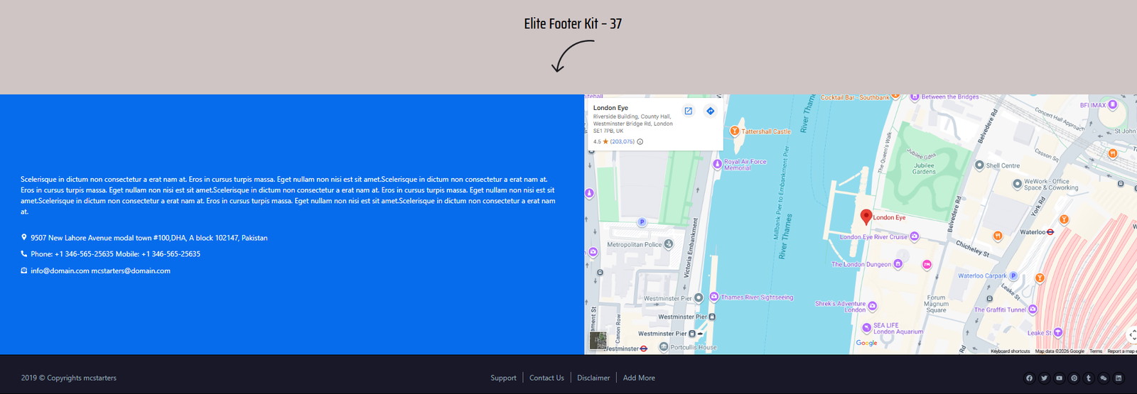 Elementor Footer 37