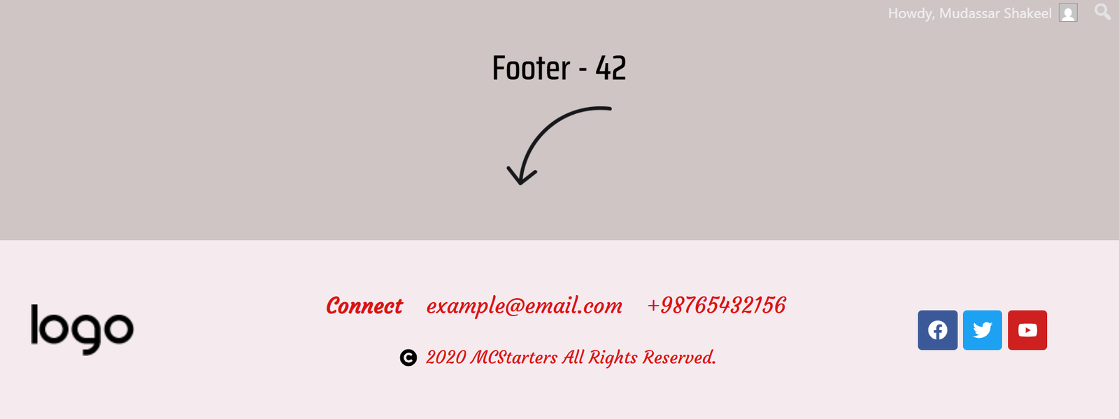 Elementor Footer 42