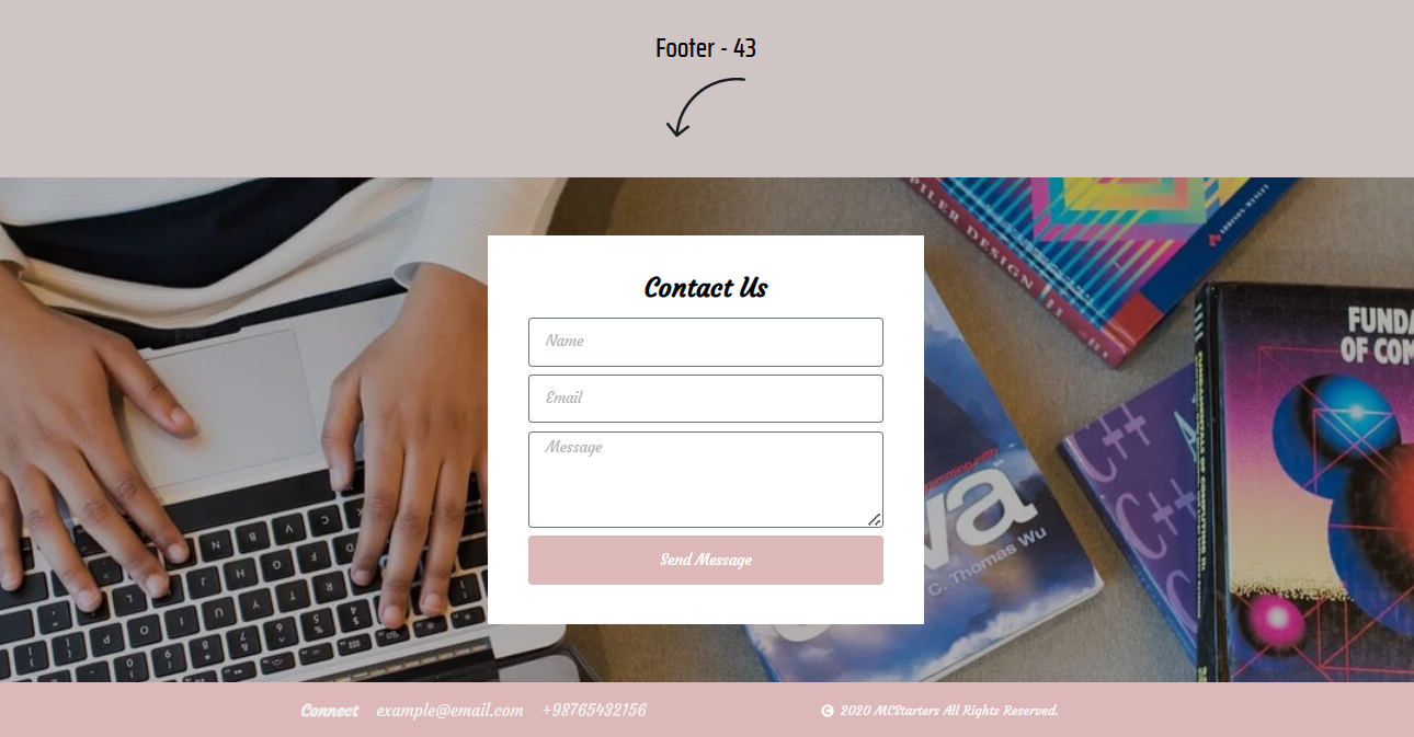 Elementor Footer 43