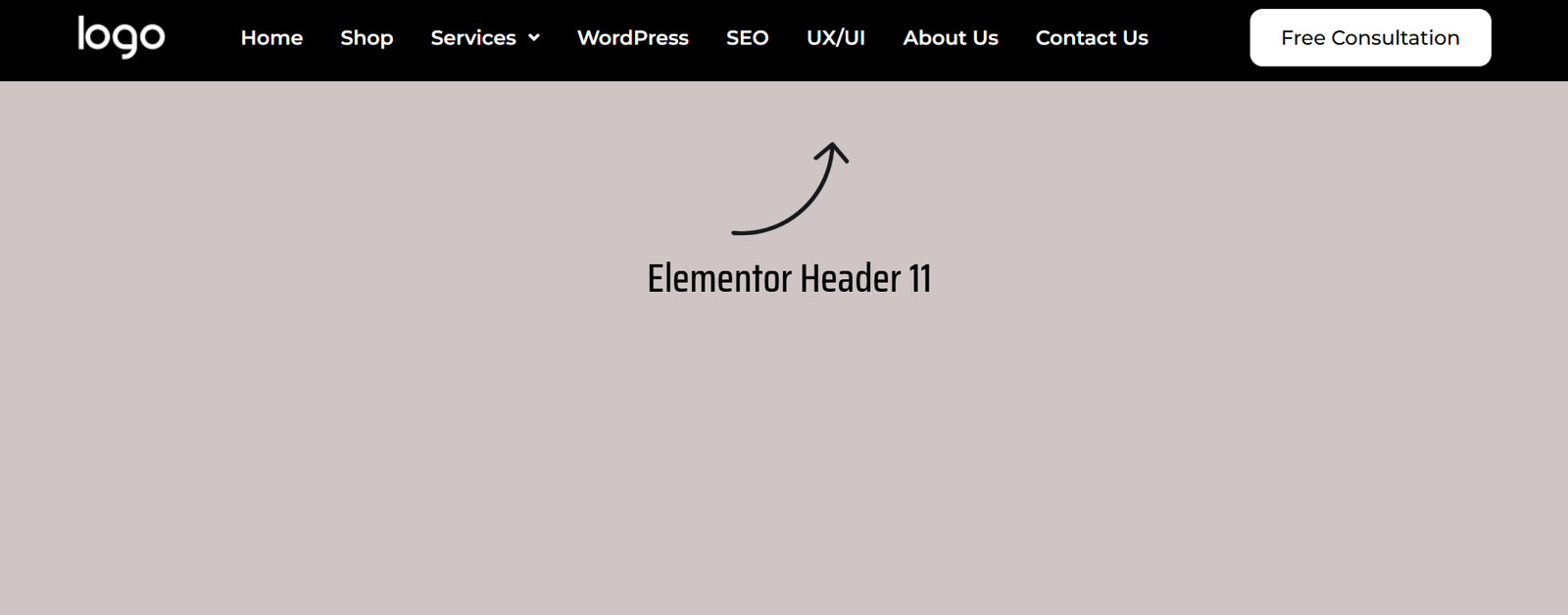 55 Best Elementor Header Templates to Create a Stunning Website Header 11 Elementor Header 11