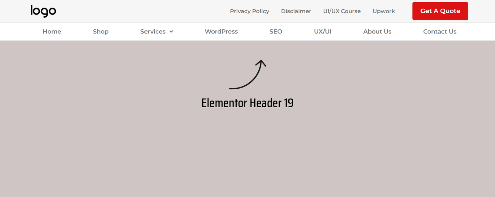 55 Best Elementor Header Templates to Create a Stunning Website Header 19 Elementor Header 19