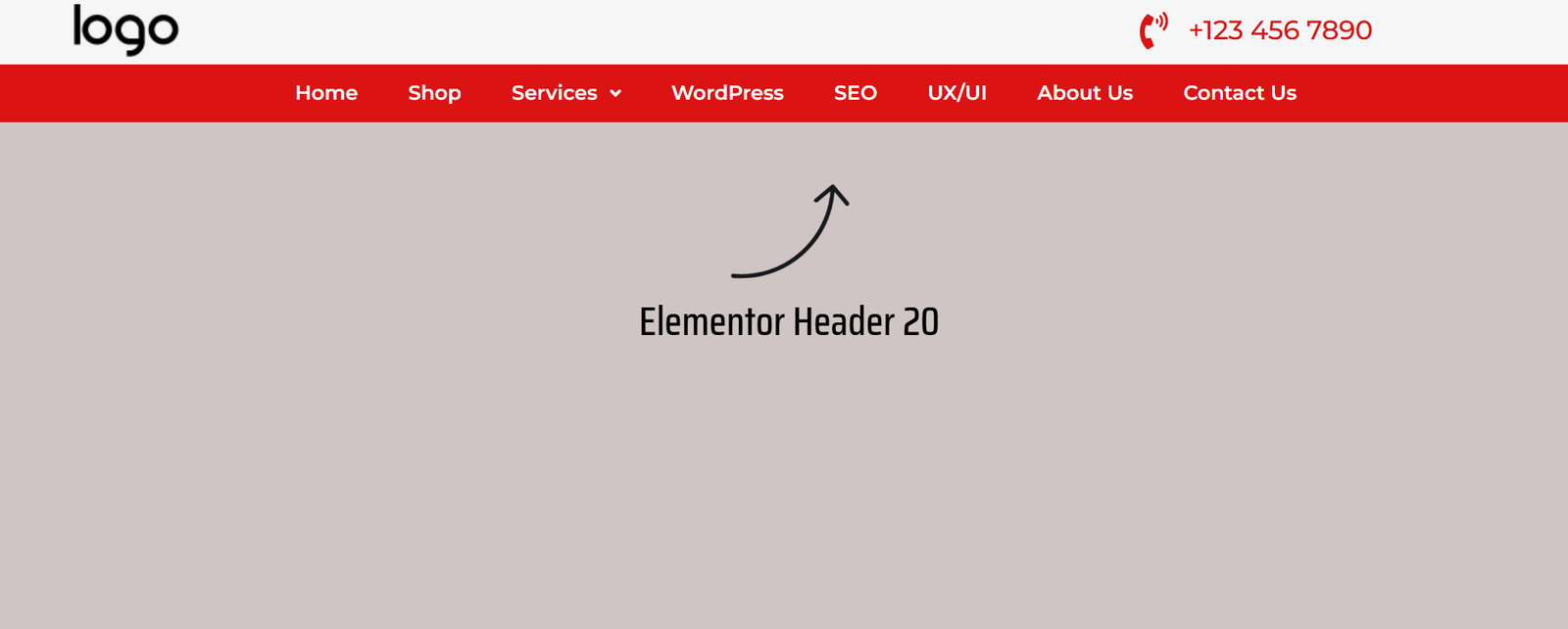 55 Best Elementor Header Templates to Create a Stunning Website Header 20 Elementor Header 20