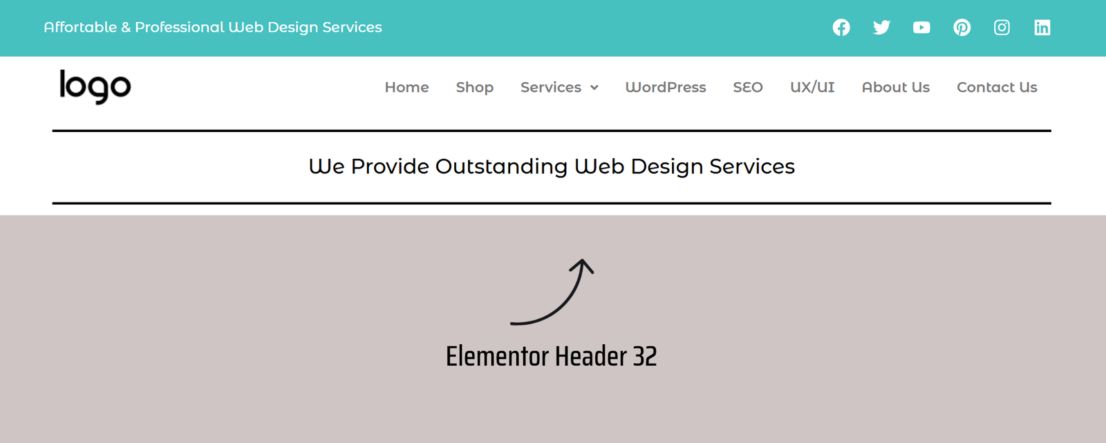 55 Best Elementor Header Templates to Create a Stunning Website Header 32 Elementor Header 32