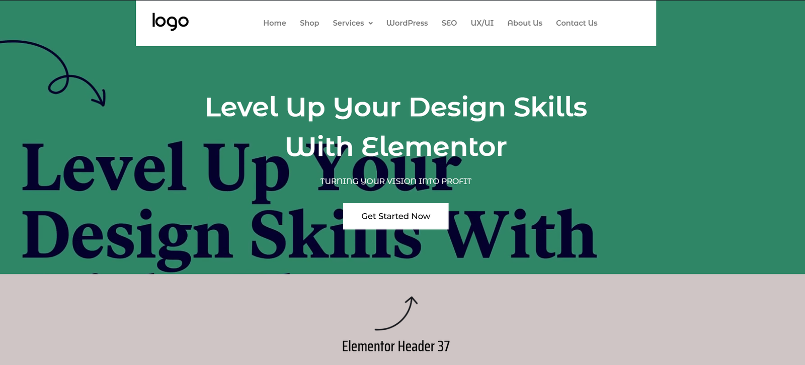 55 Best Elementor Header Templates to Create a Stunning Website Header 37 Elementor Header 37