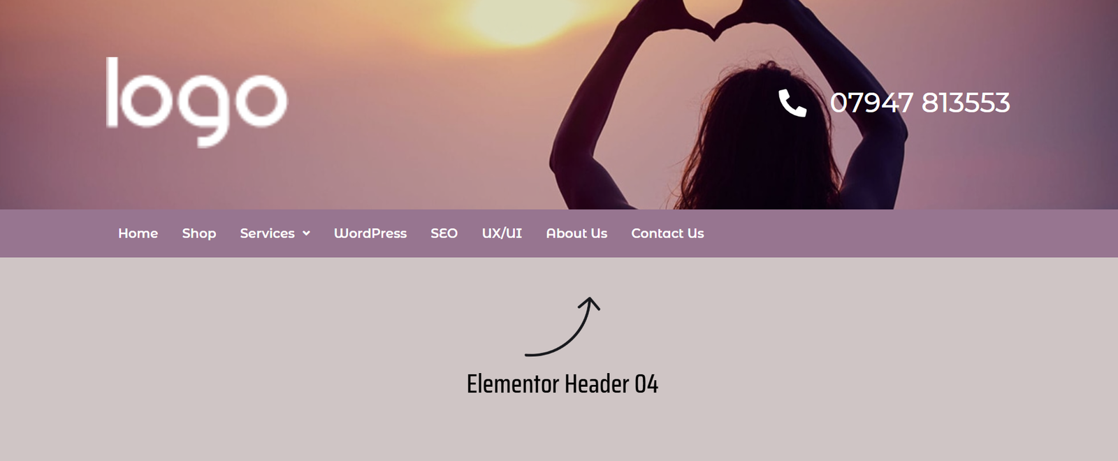 55 Best Elementor Header Templates to Create a Stunning Website Header 4 Elementor Header 4
