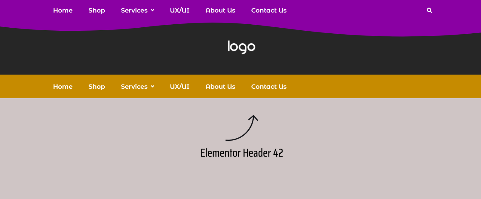 55 Best Elementor Header Templates to Create a Stunning Website Header 42 Elementor Header 42