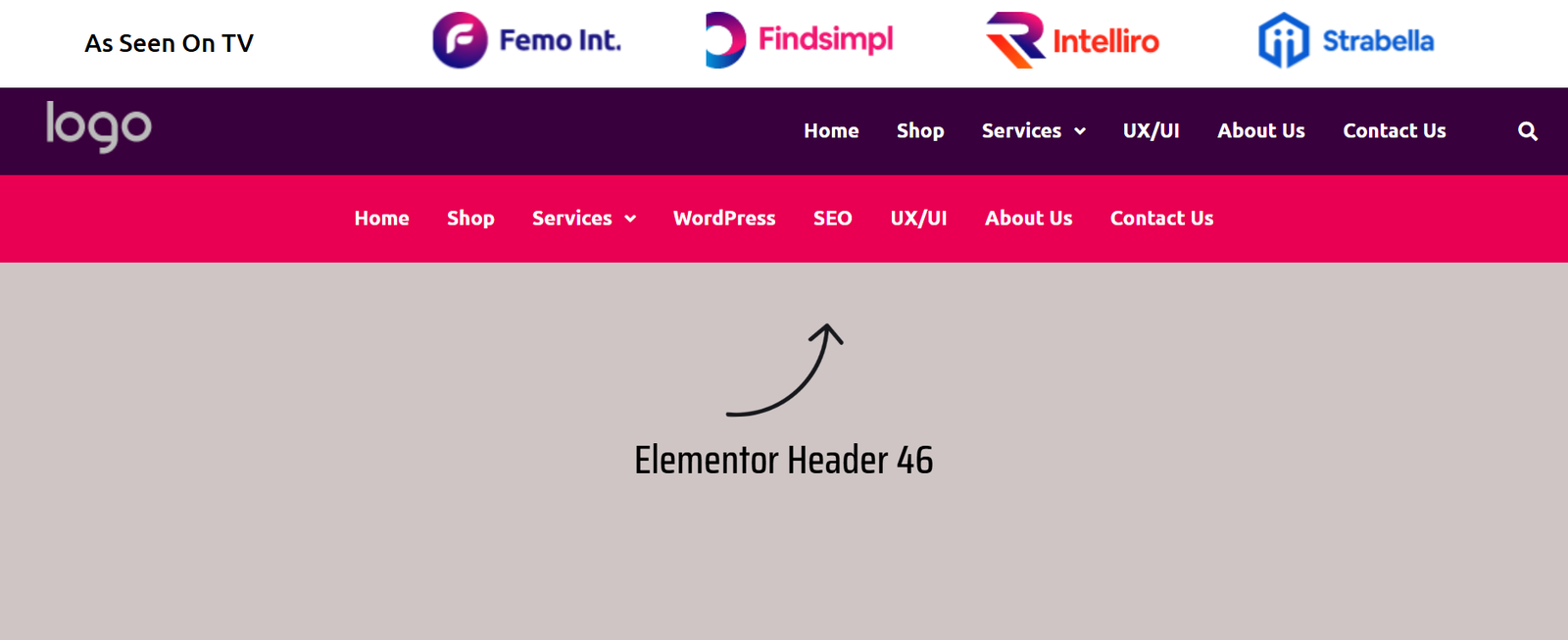 55 Best Elementor Header Templates to Create a Stunning Website Header 46 Elementor Header 46