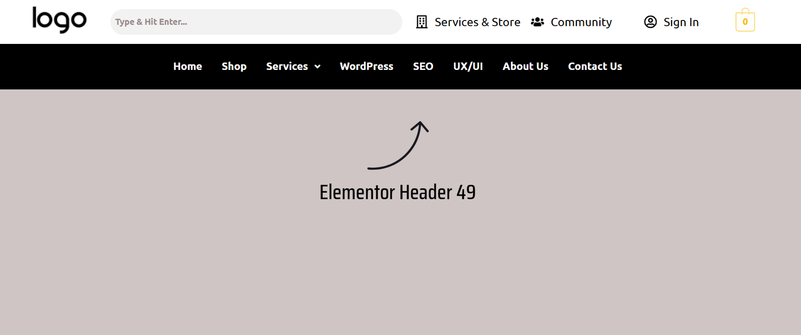 55 Best Elementor Header Templates to Create a Stunning Website Header 49 Elementor Header 49